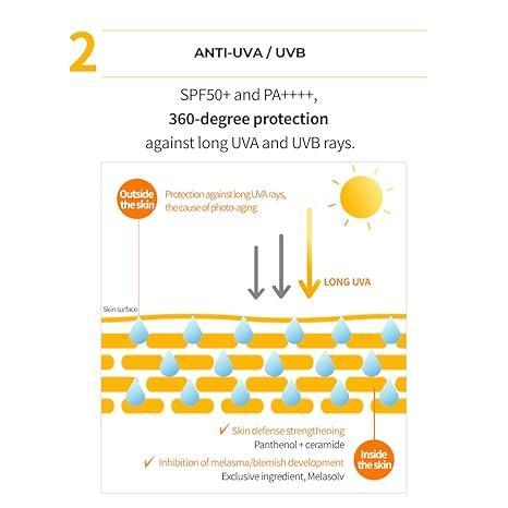 Crème solaire protectrice éclat SPF 50+ pour une peau éclatante (50 ml) | LANEIGE