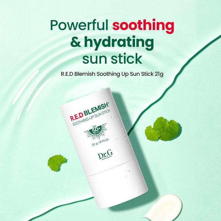 Revitalising Red Blemish Soothing Up Sun Stick for Sensitive Skin (21g) | Dr.G