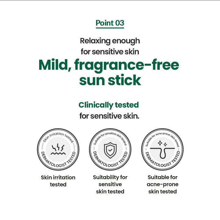 Revitalising Red Blemish Soothing Up Sun Stick for Sensitive Skin (21g) | Dr.G