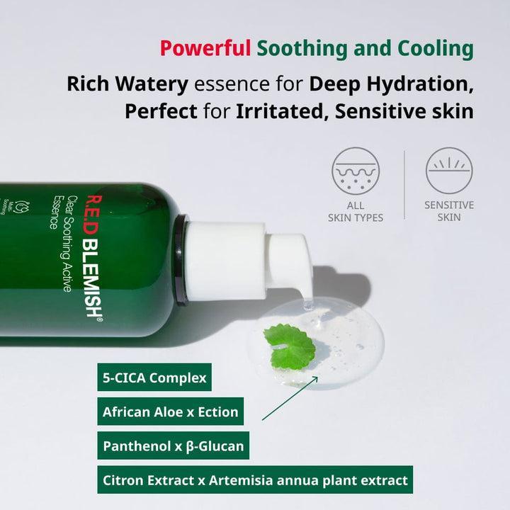 Indulge Your Skin with the Red Blemish Clear Soothing Active Essence (80ml) | Dr.G