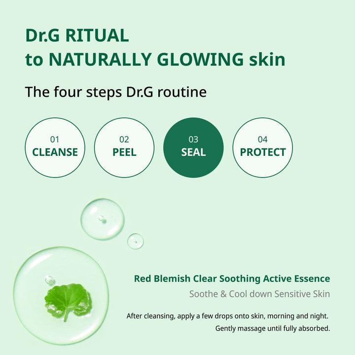 Indulge Your Skin with the Red Blemish Clear Soothing Active Essence (80ml) | Dr.G