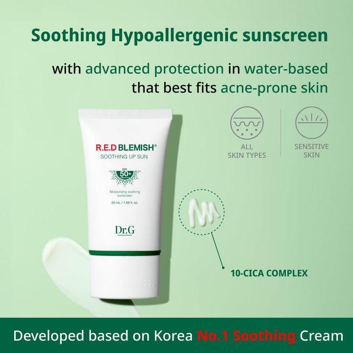 Radiant Shield: Luxe Soothing Sun Gel with 10-Cica Complex (50ml) | Dr.G