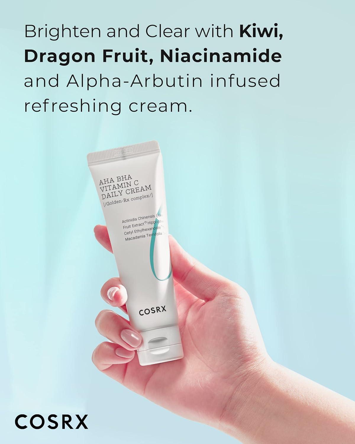 Illumina la tua pelle: crema quotidiana rinfrescante AHA BHA alla vitamina C (50 ml) | COSRX