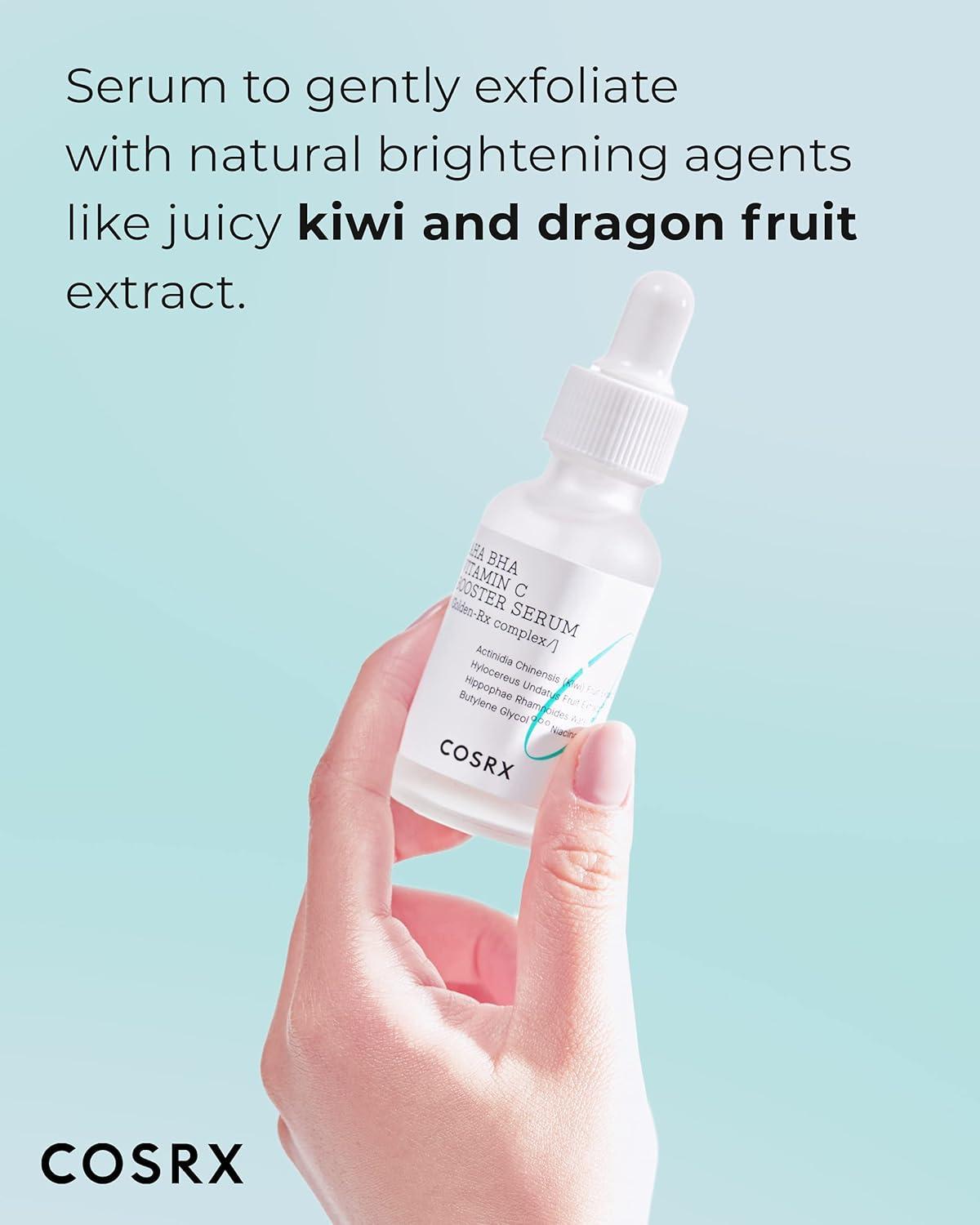 Siero rivitalizzante AHA BHA Vitamina C Booster con estratto di kiwi e frutto del drago (30 ml) | COSRX