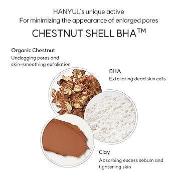 Chestnut Shell Pore Clearing Clay Mask 100ml | HANYUL