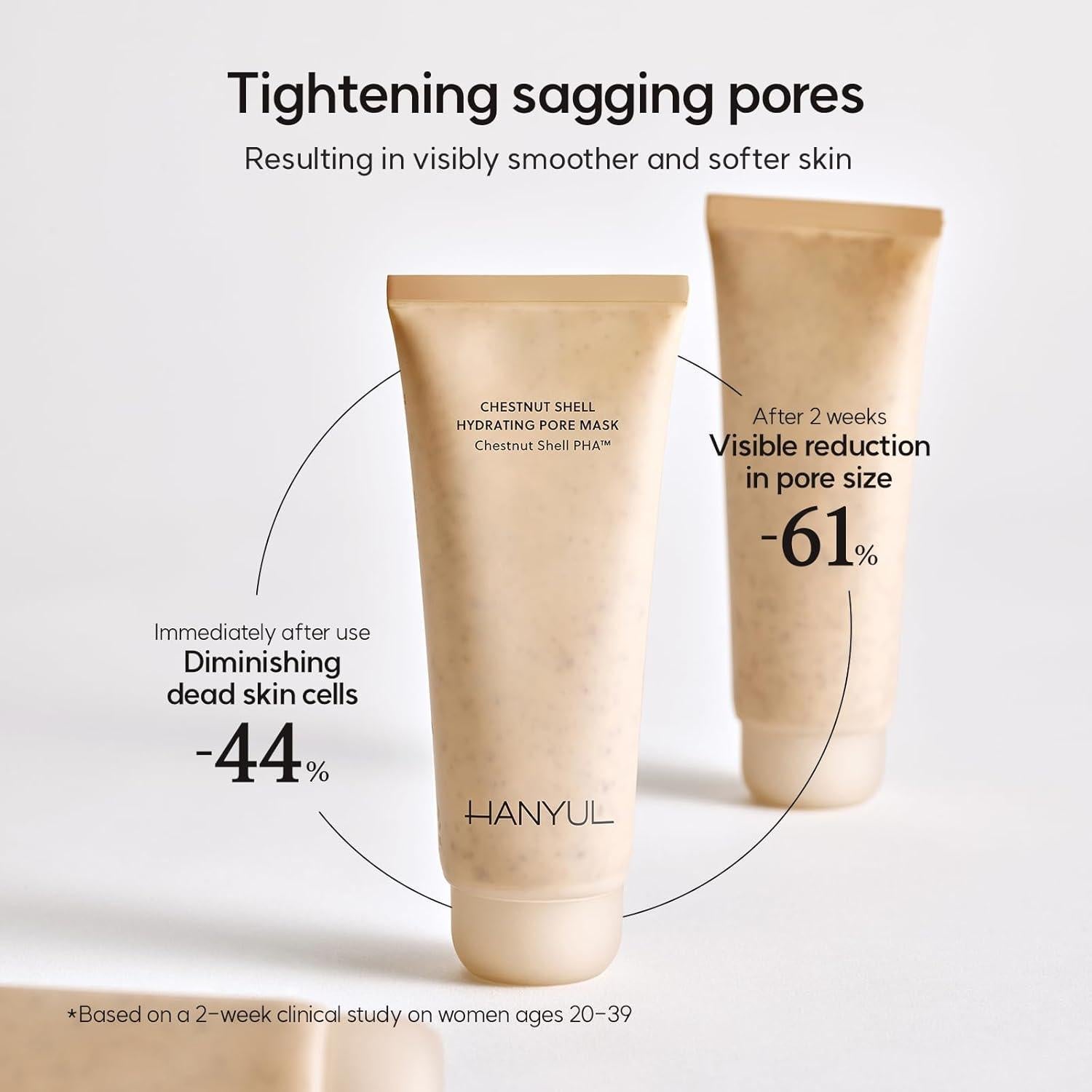 Chestnut Shell Hydrating Pore Mask 100ml | HANYUL