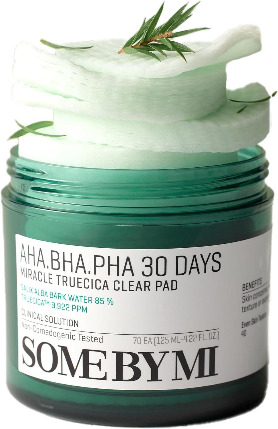 AHA BHA PHA 30 Days Miracle Truecica Clear Pad 70ea | SOME BY MI