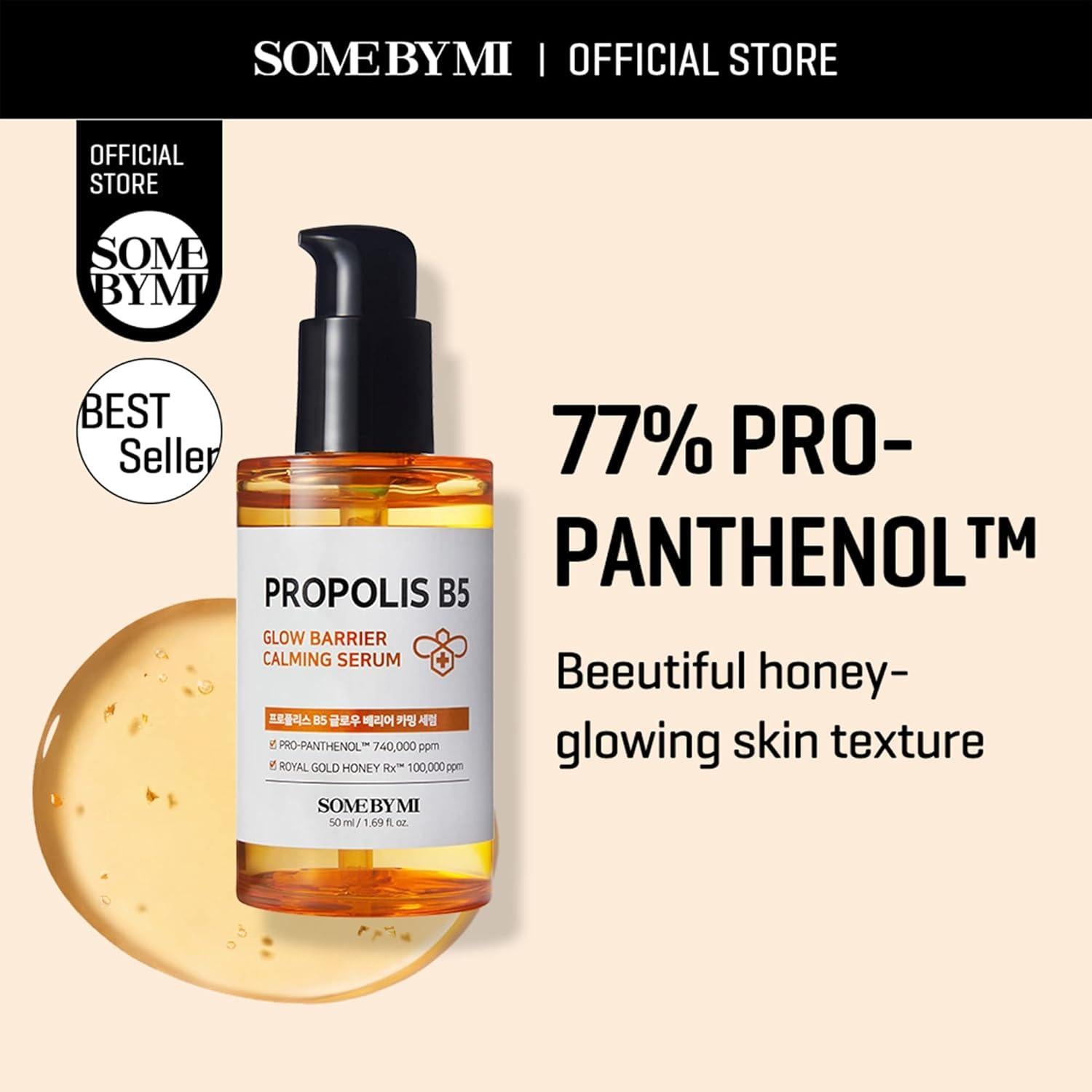 Propolis B5 Glow Barrier Calming Serum 50ml | SOME BY MI