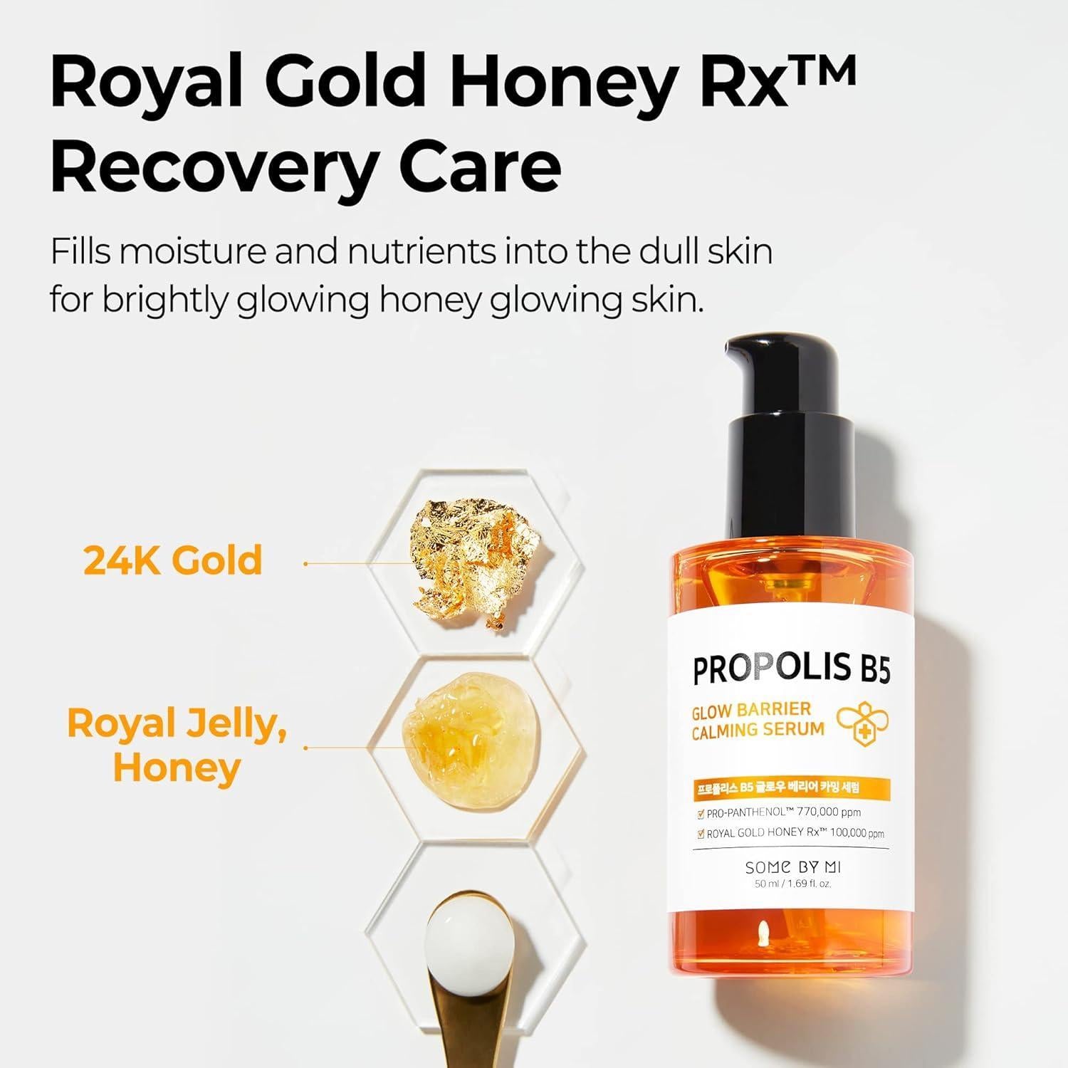 Propolis B5 Glow Barrier Calming Serum 50ml | SOME BY MI