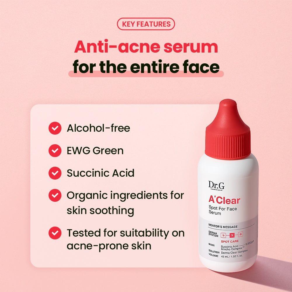 Revitalising Clear Spot Treatment Serum for Acne-Prone Skin (45ml) | Dr.G
