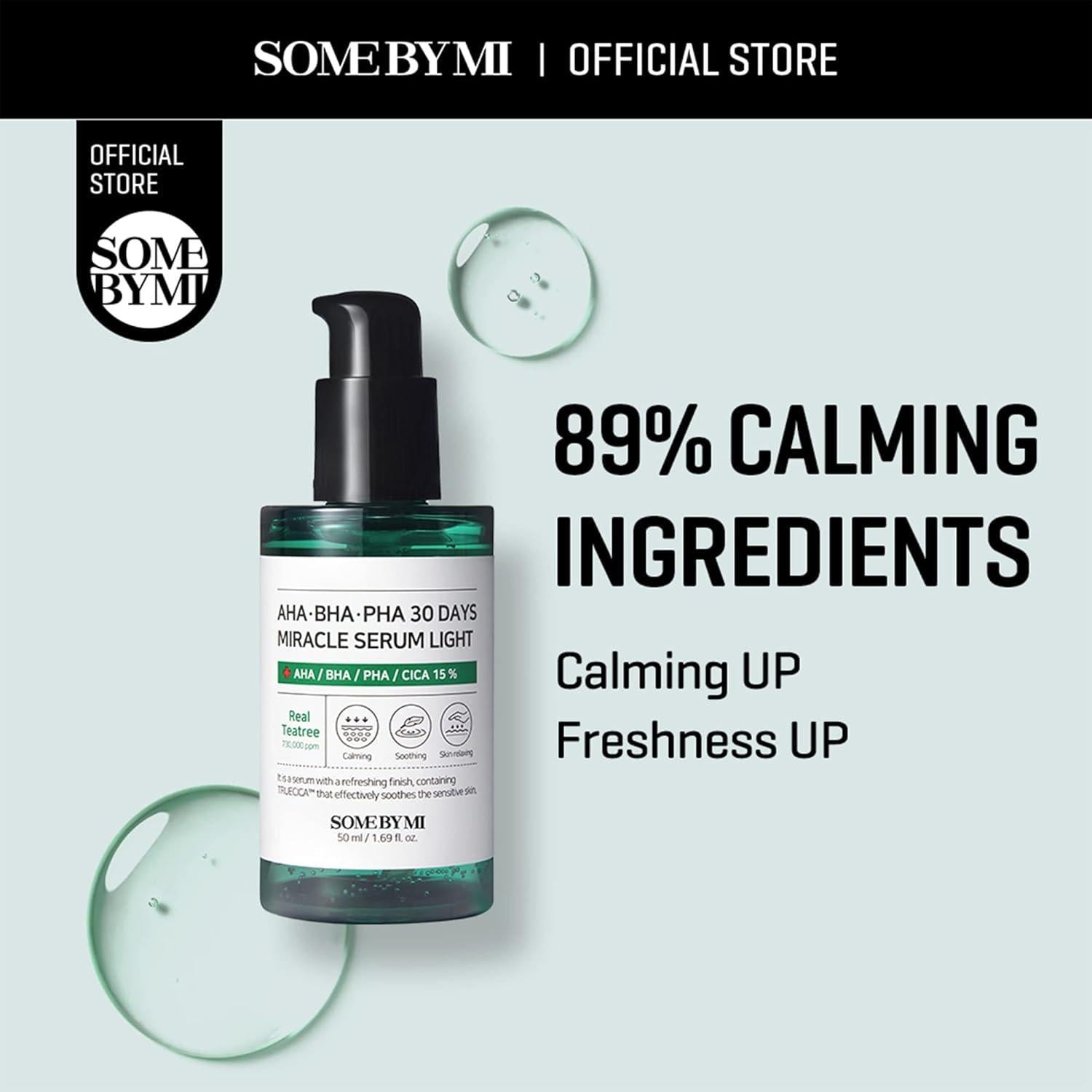 AHA BHA PHA 30 Days Miracle Miracle Serum Light 50ml | SOME BY MI