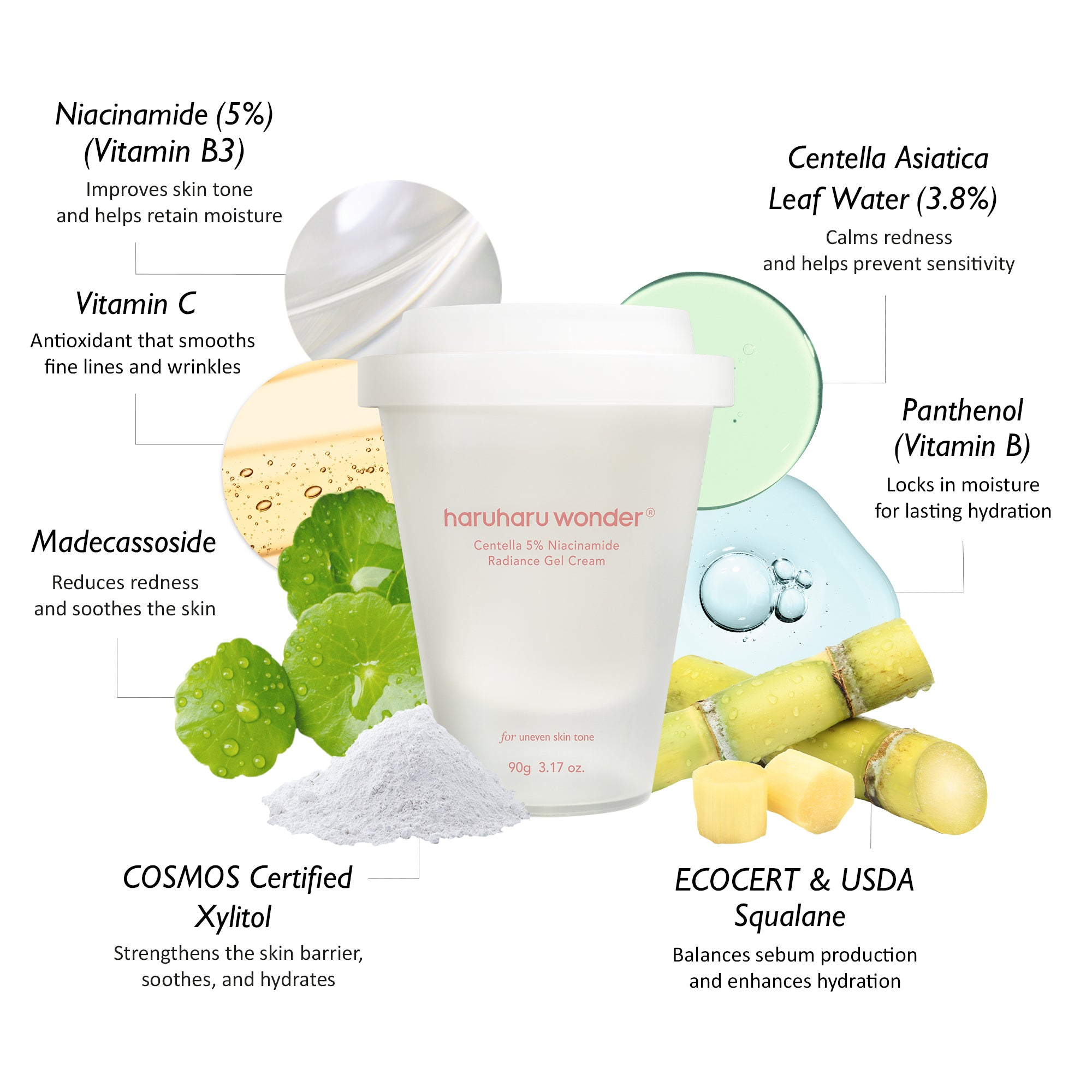 Radiance-Infusing Niacinamide Gel Cream | Haruharu Wonder