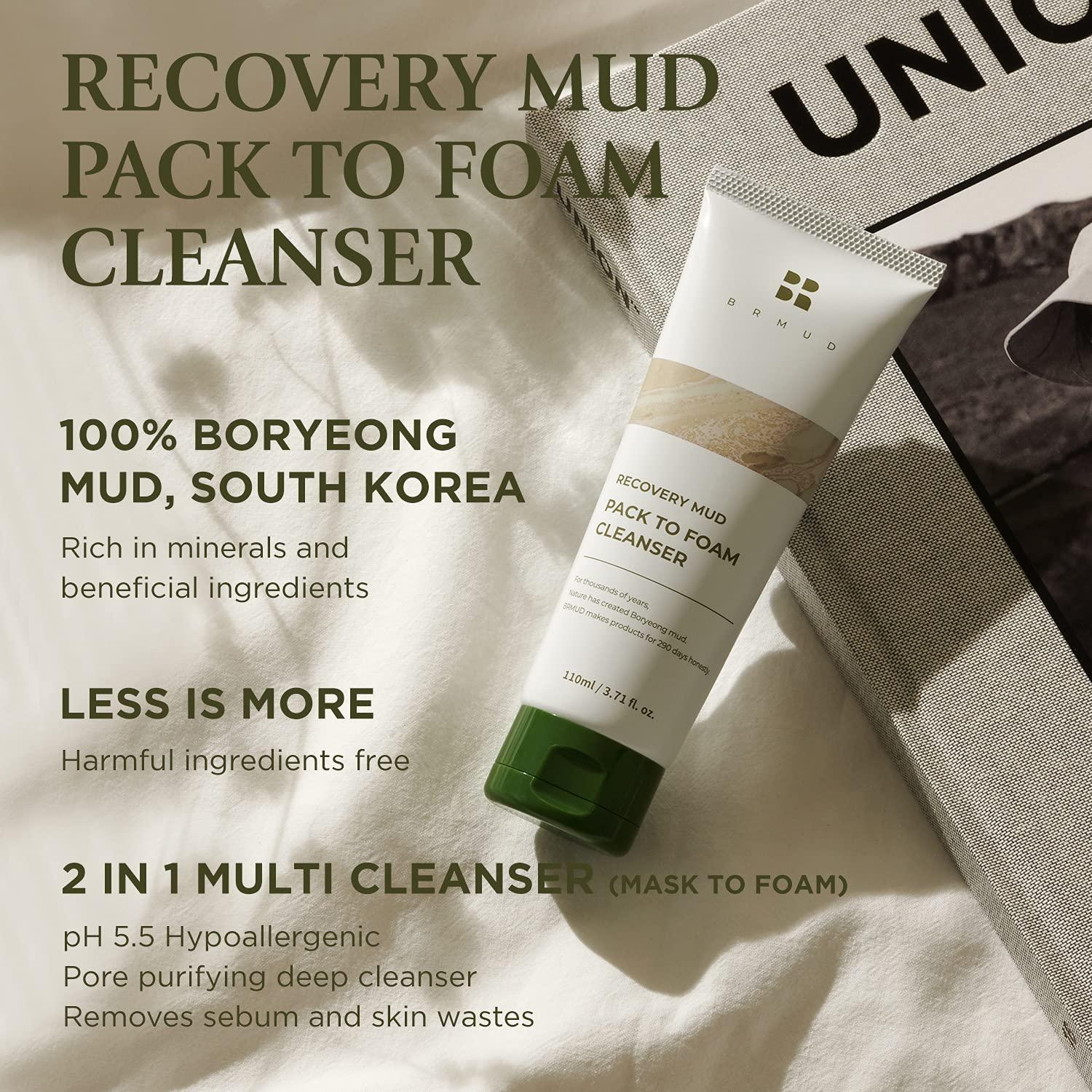 RECOVERY MUD PACK TO FOAM CLEANSER 110ml | BRMUD