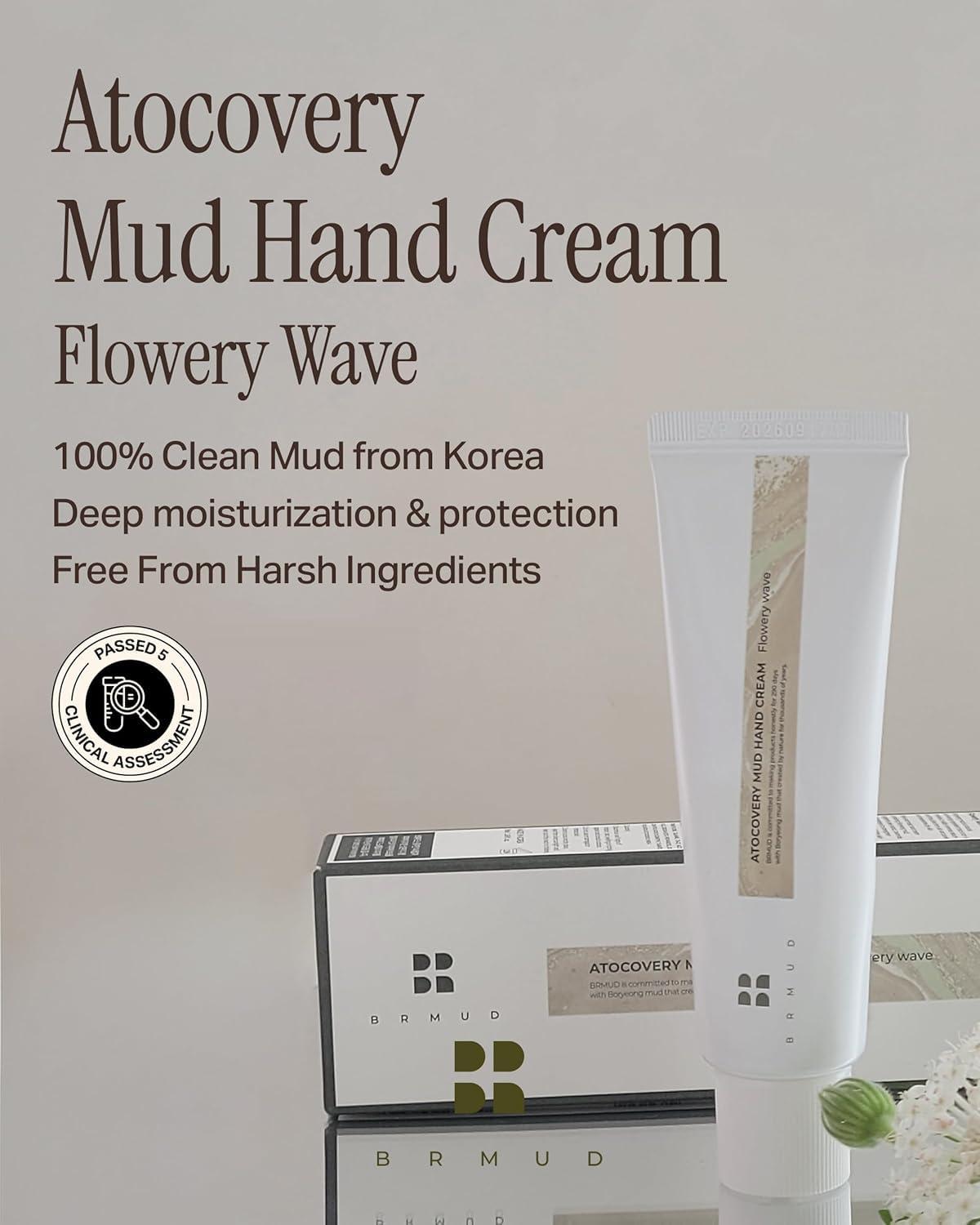 ATOCOVERY MUD HAND CREAM (FLOWERY WAVE) 50ml | BRMUD