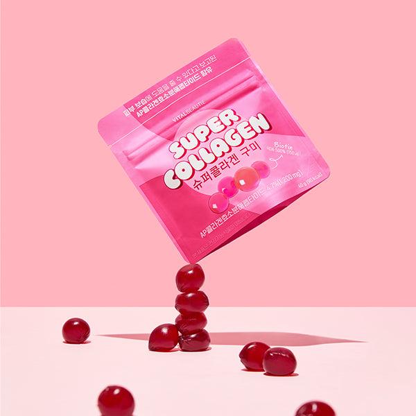 Indulge in Radiance: Super Collagen Gummies for Youthful Skin (40g x 5ea) | Vital Beautie