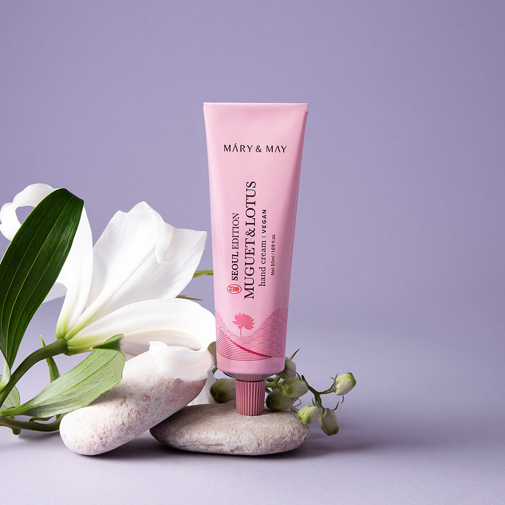 Indulge in the exquisite craftsmanship of Mary&May's Seoul Edition Bergamot & Pear Hand Cream, a luxurious blend from South Korea that elevates your daily skincare ritual.
