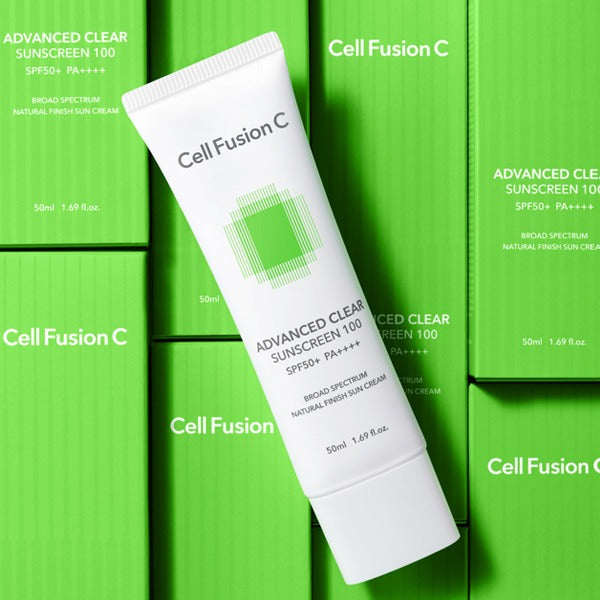 Advanced Clear Sunscreen 100 SPF50+/PA++++ 50ml | CellFusionC