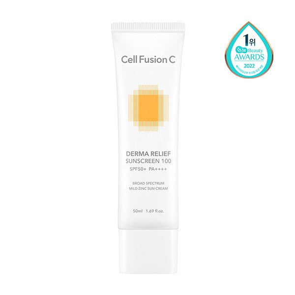 Derma Relief Sunscreen 100 SPF50+/PA++++ 50ml | CellFusionC