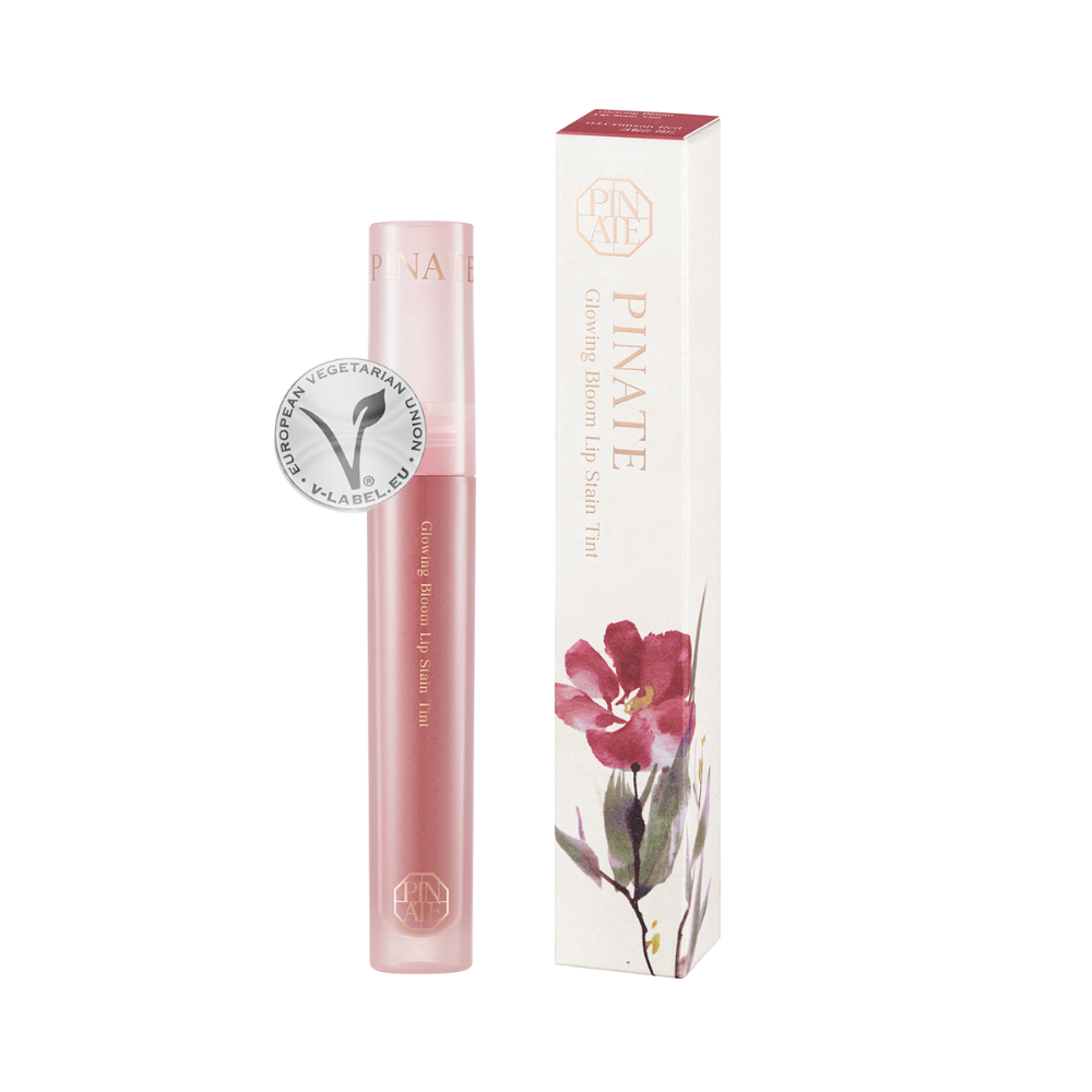 Pinate Glowing Bloom Lip Stain - Hydrating Glossy Color