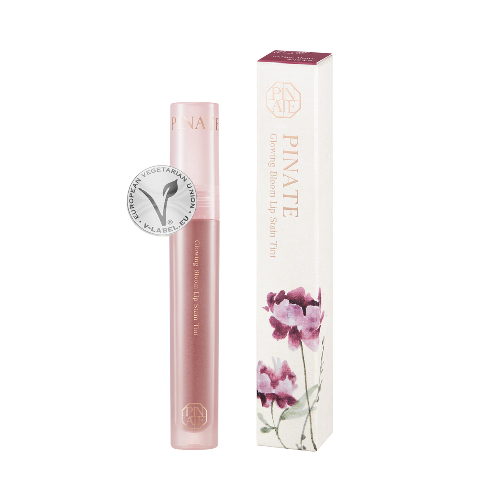 Pinate Glowing Bloom Lip Stain - Hydrating Mauve Elegance