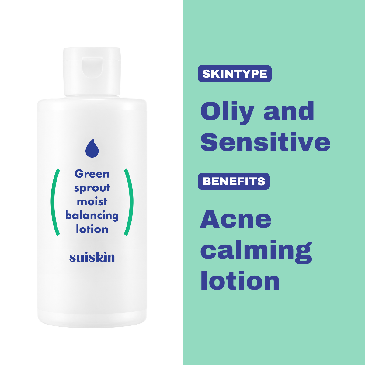Green sprout moist balancing lotion 210ml | SUISKIN