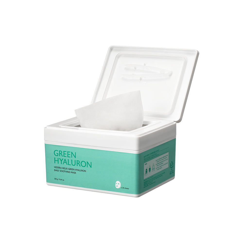Hedera Helix Green Hyaluron Daily Soothing Mask 30 pcs | Milk Touch