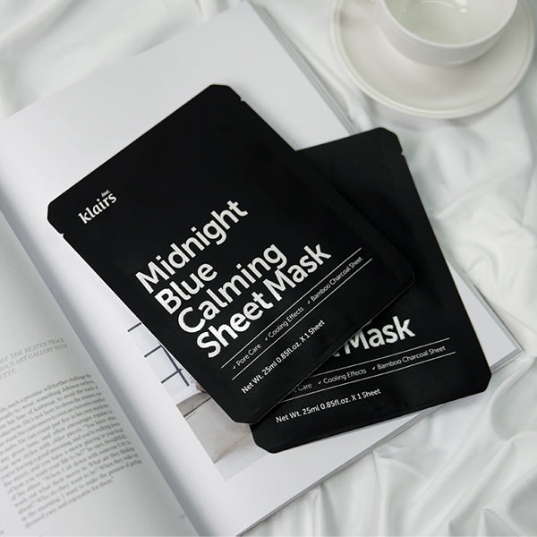 Midnight Blue Calming Sheet Mask for Sensitive Skin (1ea) | Klairs