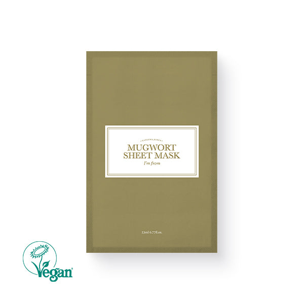Soothing Mugwort Sheet Mask - Revitalise & Restore (1ea) | I'm From