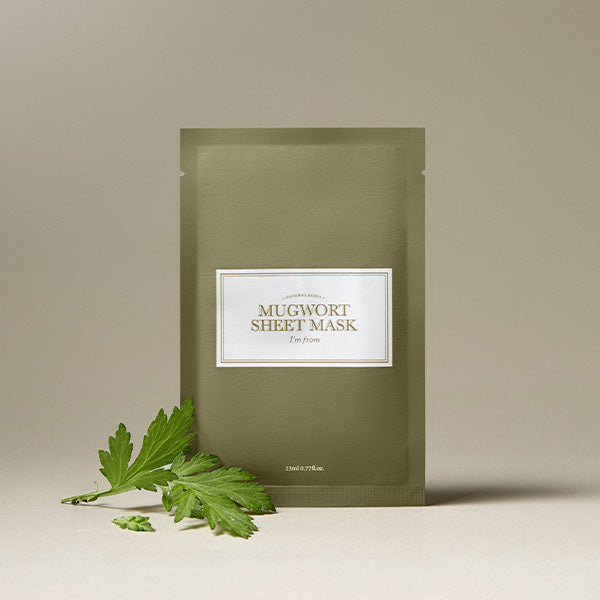 Soothing Mugwort Sheet Mask - Revitalise & Restore (1ea) | I'm From
