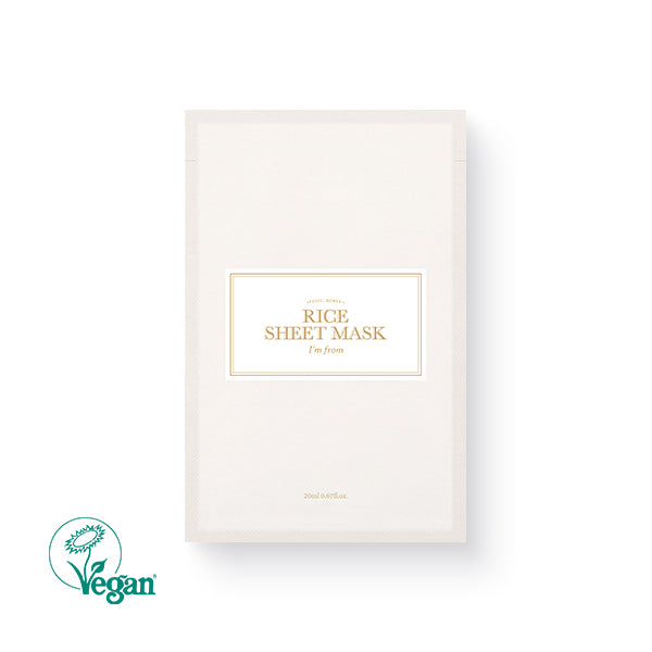 Radiance-Boosting Rice Sheet Mask Set (5ea) | I'm From