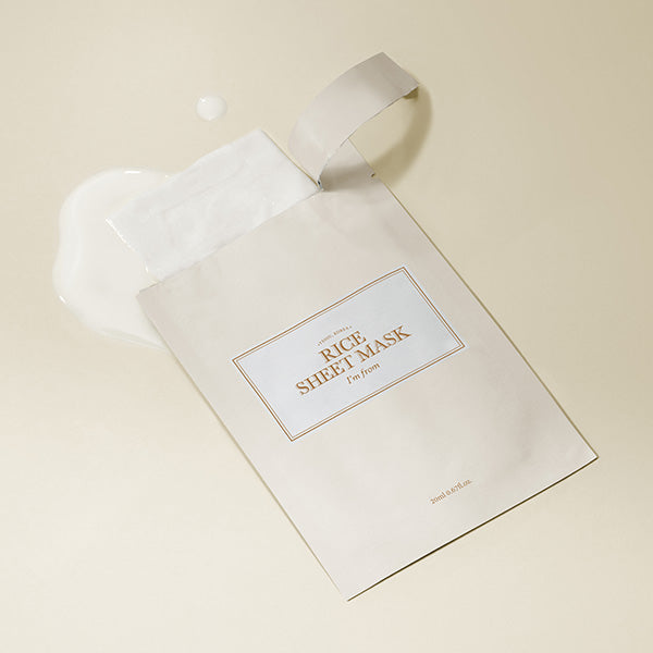 Radiance-Boosting Rice Sheet Mask Set (5ea) | I'm From