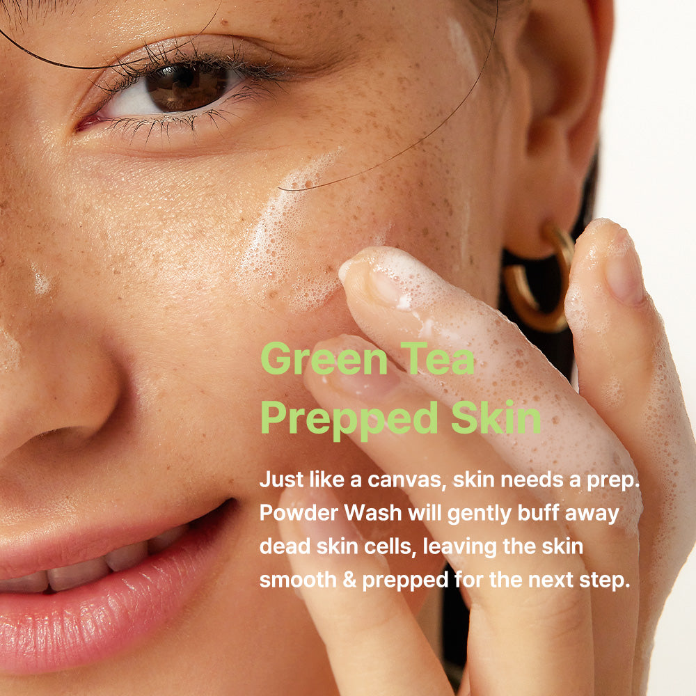 Green Tea & Enzyme Powder Wash 110 g | ByWishtrend