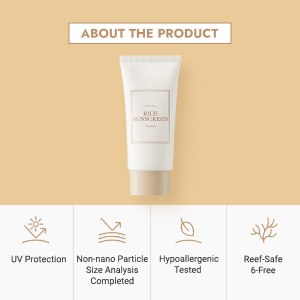 Radiant Skin Mineral Sunscreen with Rice Extract (50ml) | I'm From