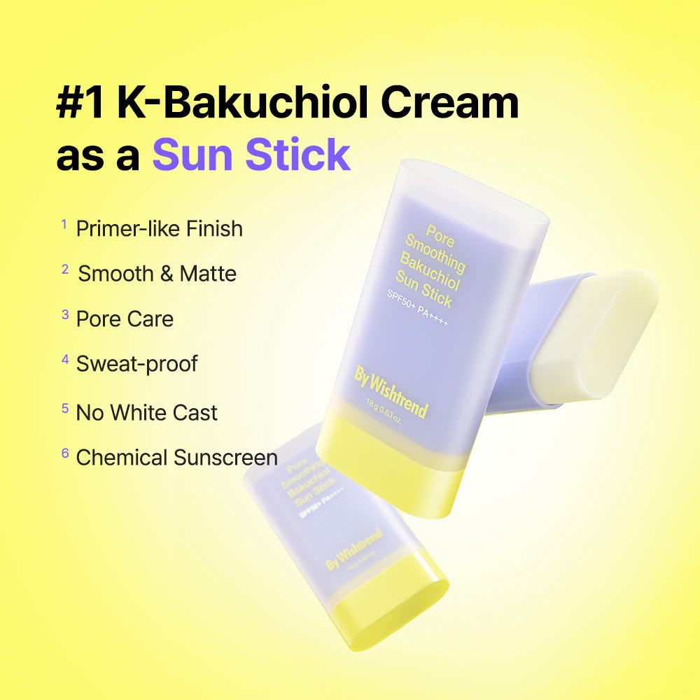 Pore Smoothing Bakuchiol Sun Stick 18g | ByWishtrend