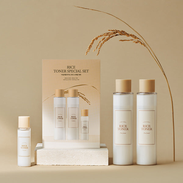 Luxurious Rice Toner Duo Set for Radiant Skin (2ea) | I'm From