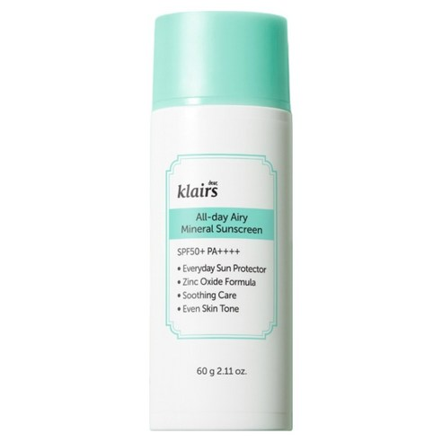 Radiant Protection All-day Airy Mineral Sunscreen (60g) | Klairs