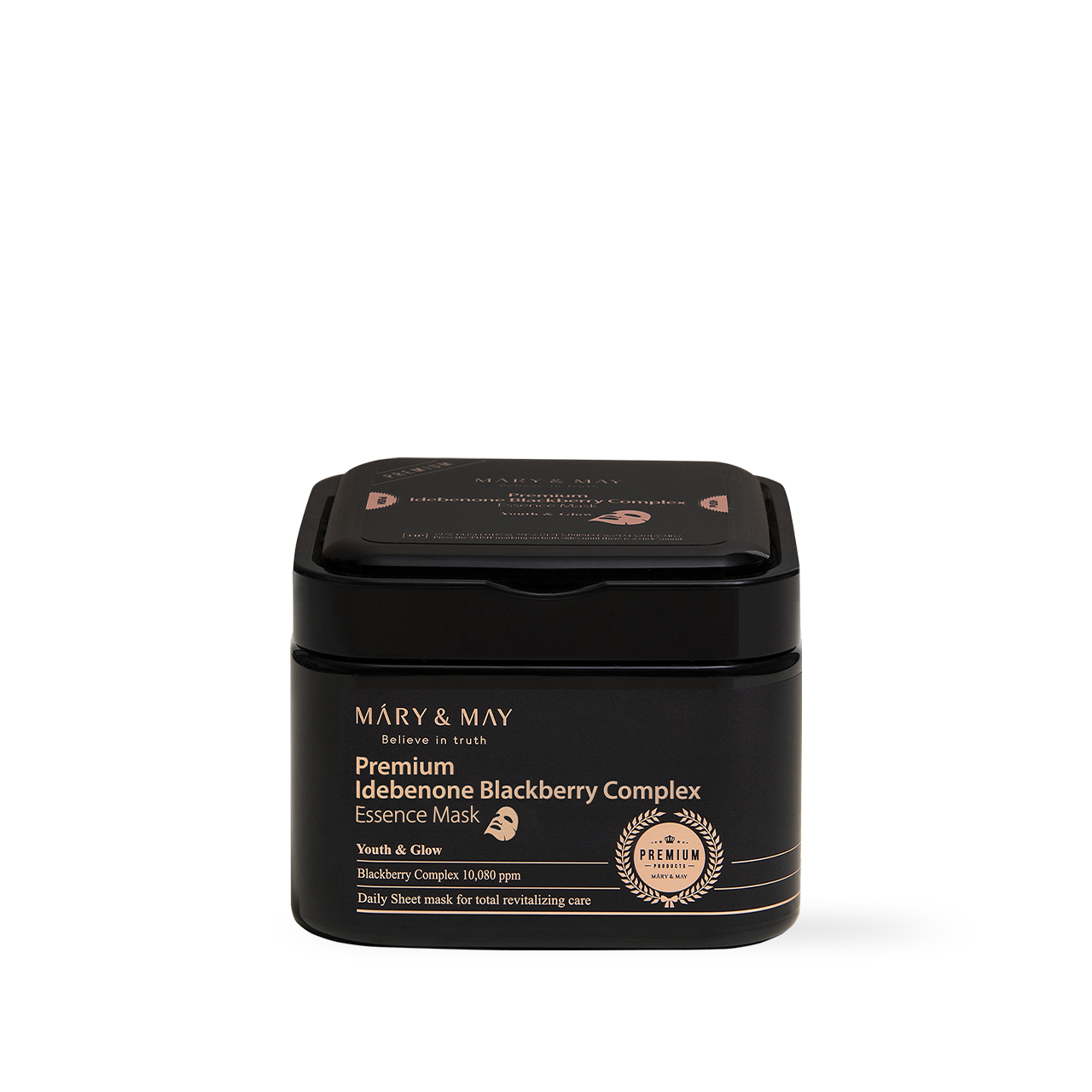 Premium Idebenone Blackberry Complex Essence Mask 20EA/250g | Mary&May
