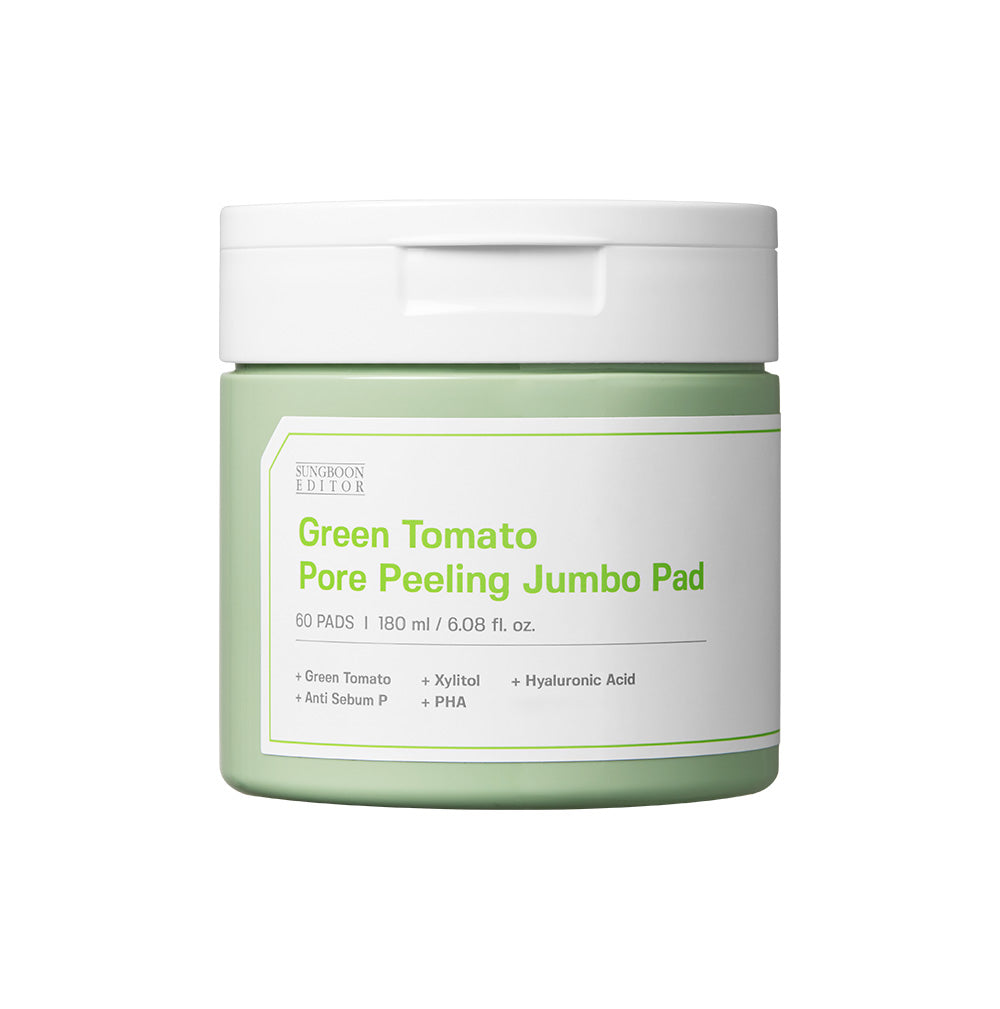 Green Tomato Pore Peeling Jumbo Pad 60 Sheets | Sungboon Editor