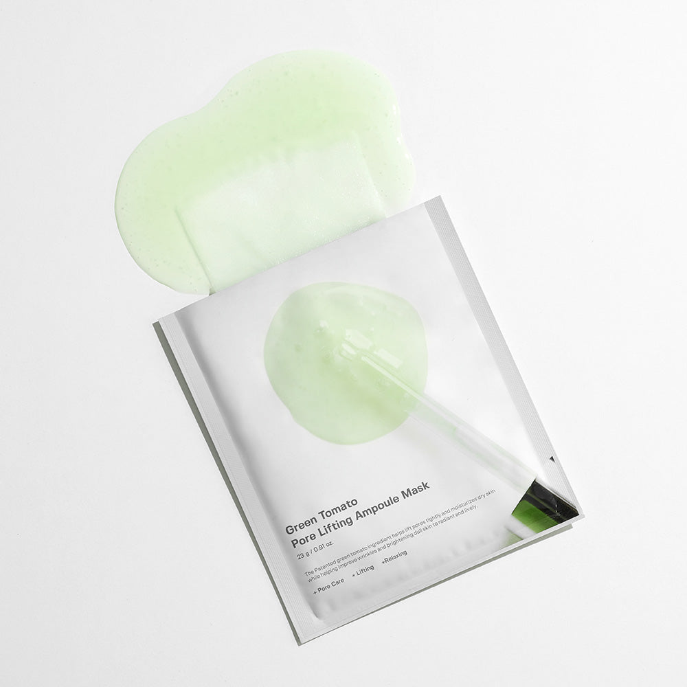 Green Tomato Pore Lifting Ampoule Mask 23g*10pcs | Sungboon Editor