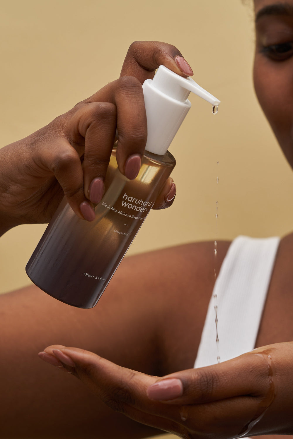 Black Rice Hydrating Cleansing Oil for Luminous Skin | Haruharu Wonder