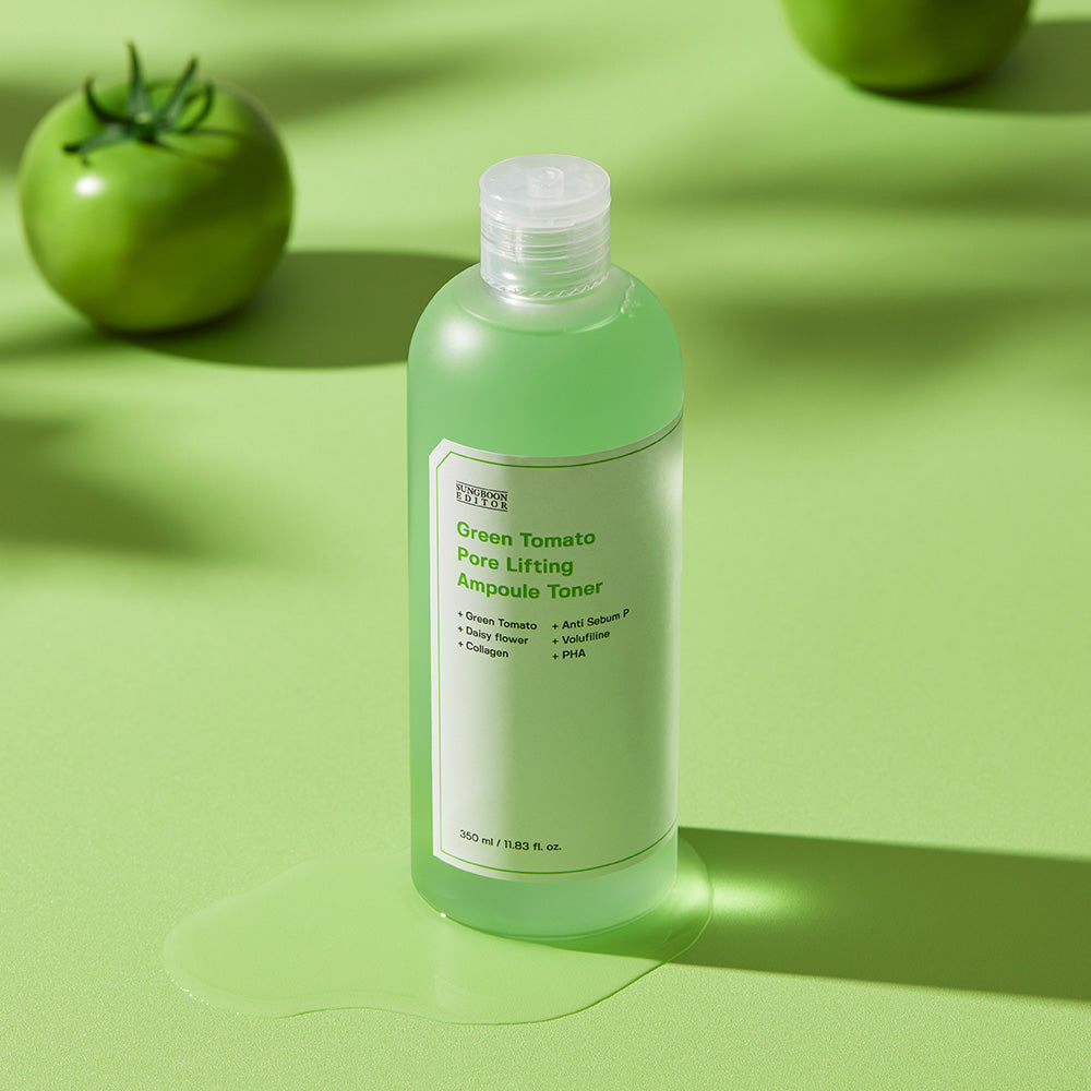 Green Tomato Pore Lifting Ampoule Toner 350ml | Sungboon Editor