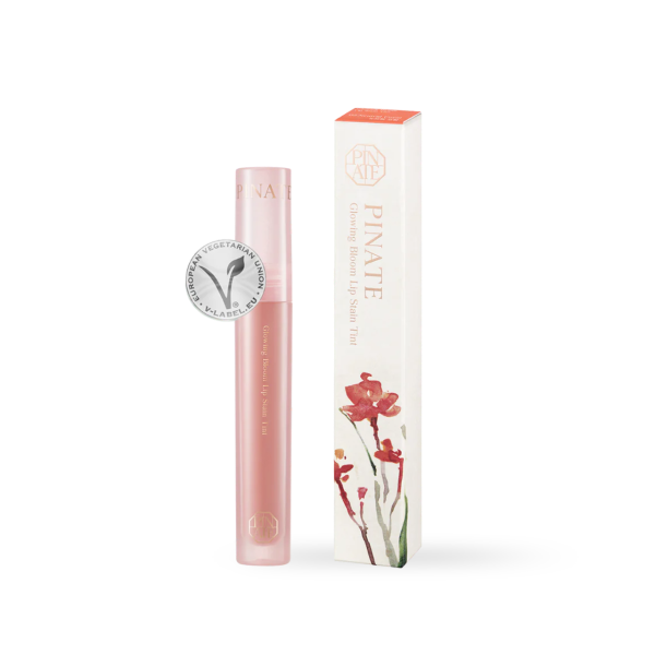 Pinate Glowing Bloom Lip Stain - Hydrating Coral Elegance