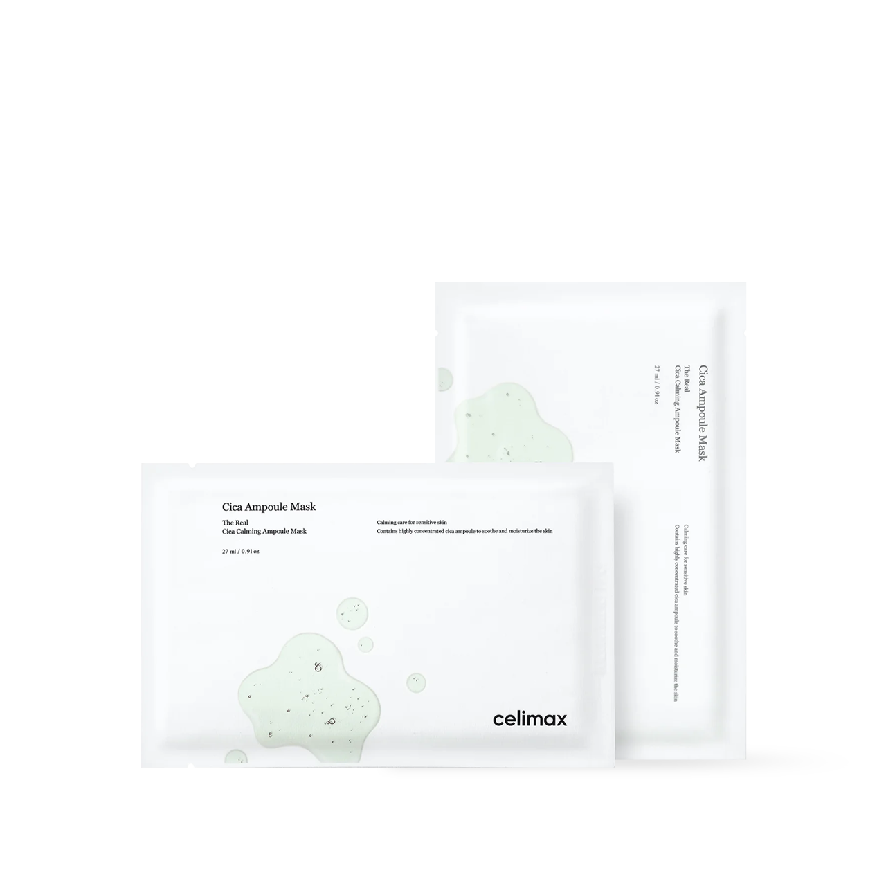 The Real Cica Calming Ampoule Mask- 2 Size | Celimax