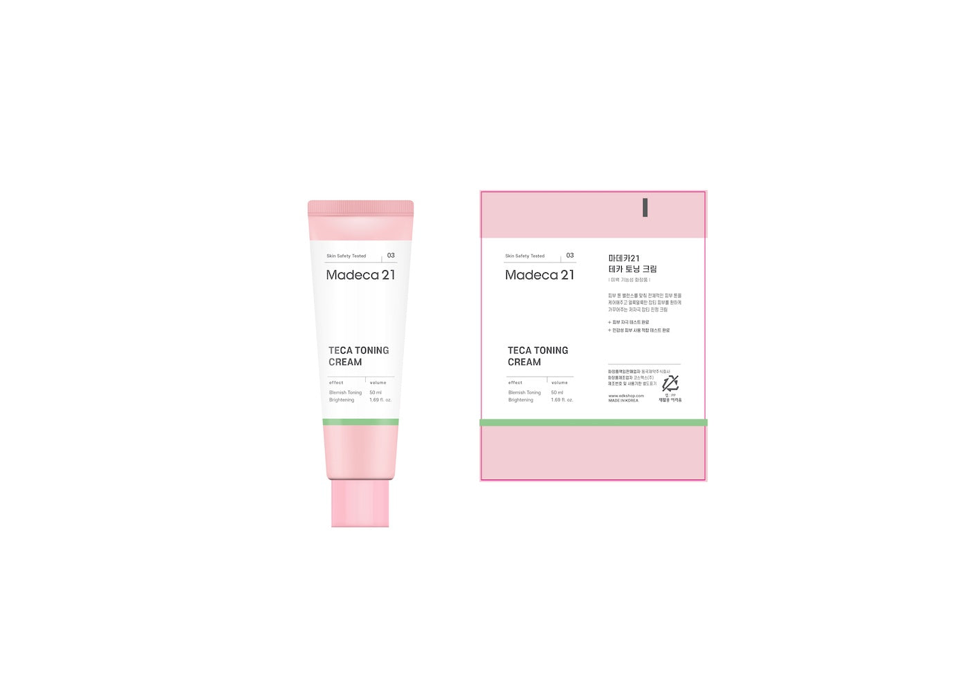 Luminous Blemish Defense Cream with TECA & Niacinamide | Madeca21