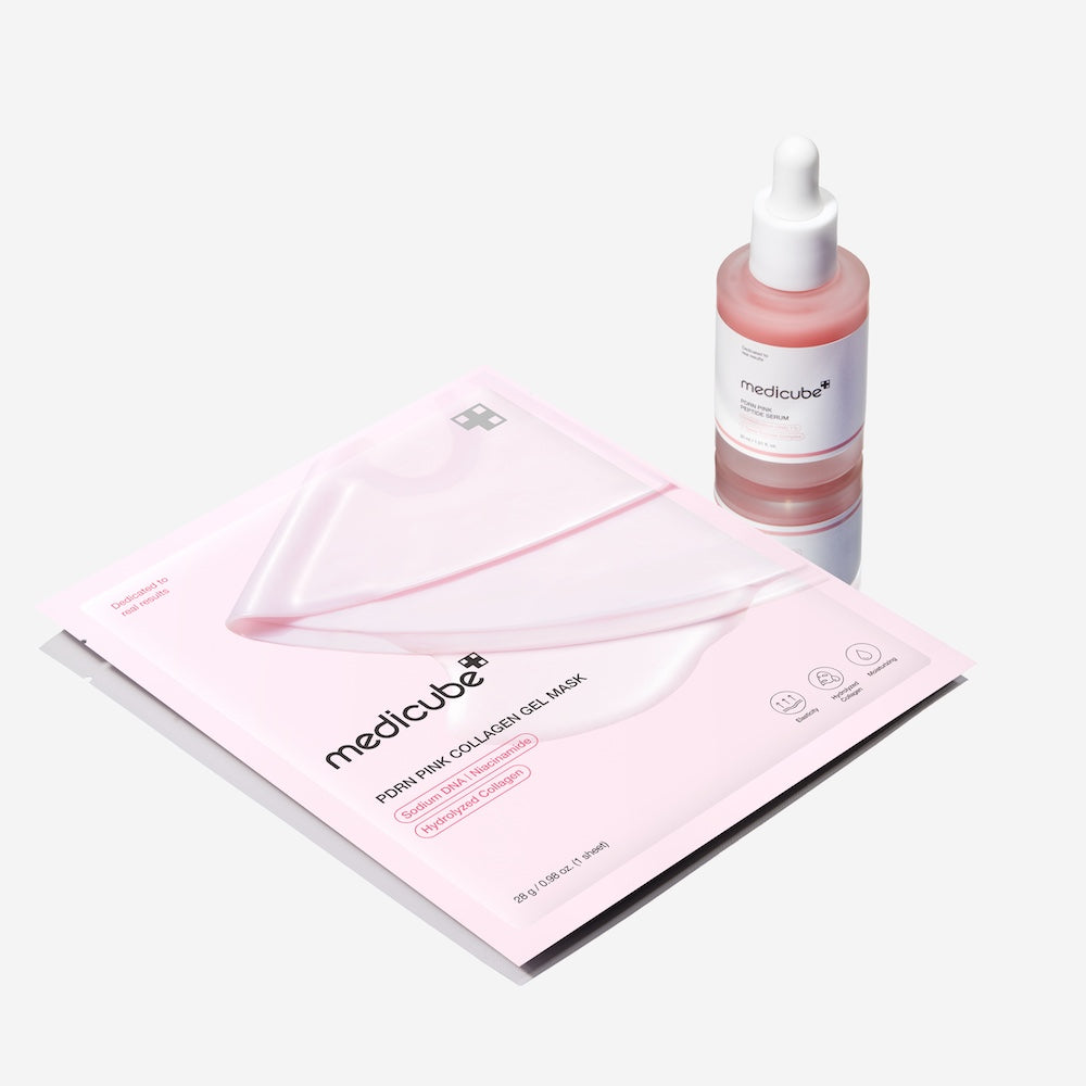 PDRN Pink Collagen Gel Mask 4EA | MEDICUBE