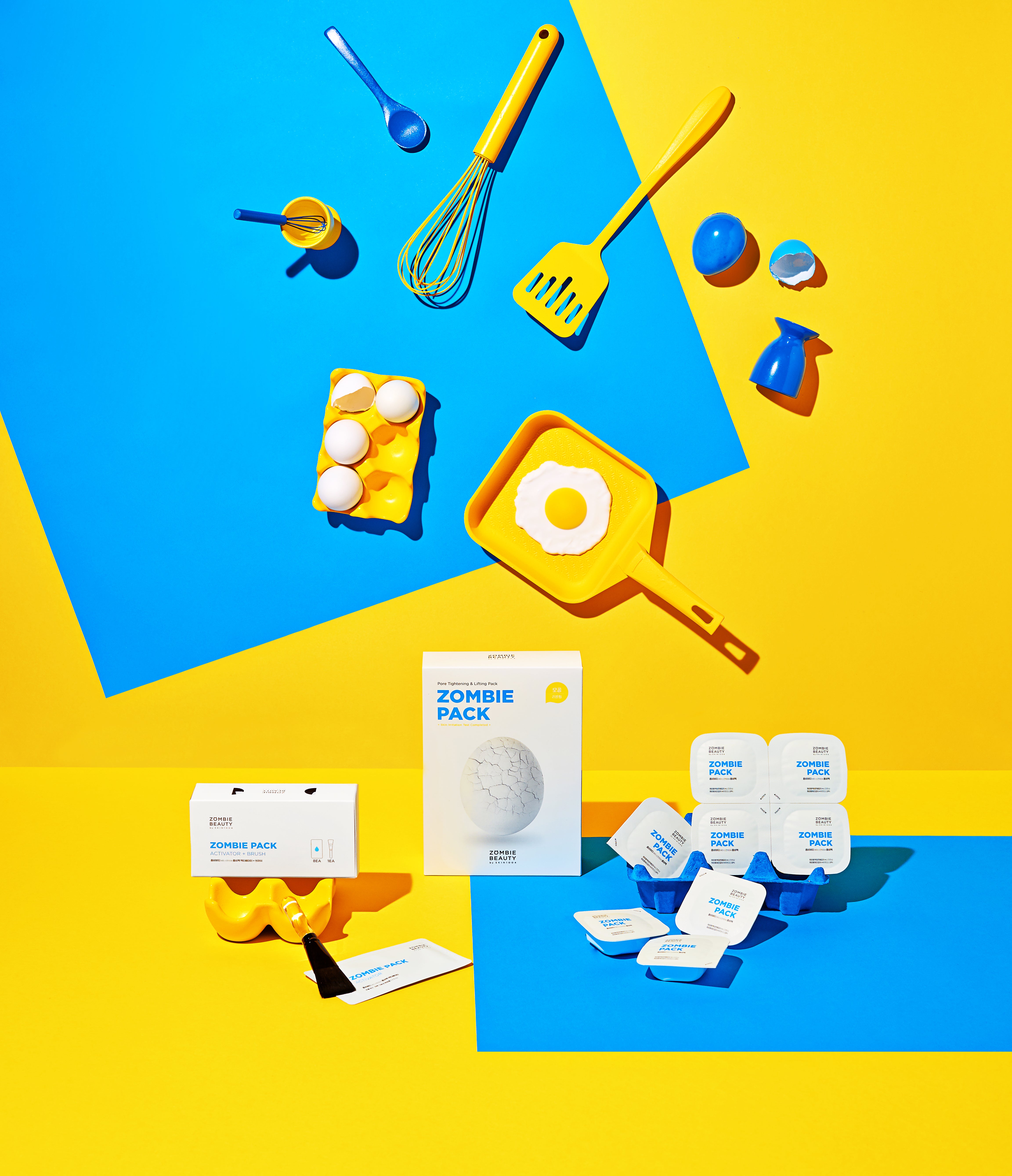 ZOMBIE BEAUTY by SKIN1004 Zombie Pack & Activator Kit 2g x 8ea 3.5ml x 8ea | SKIN1004