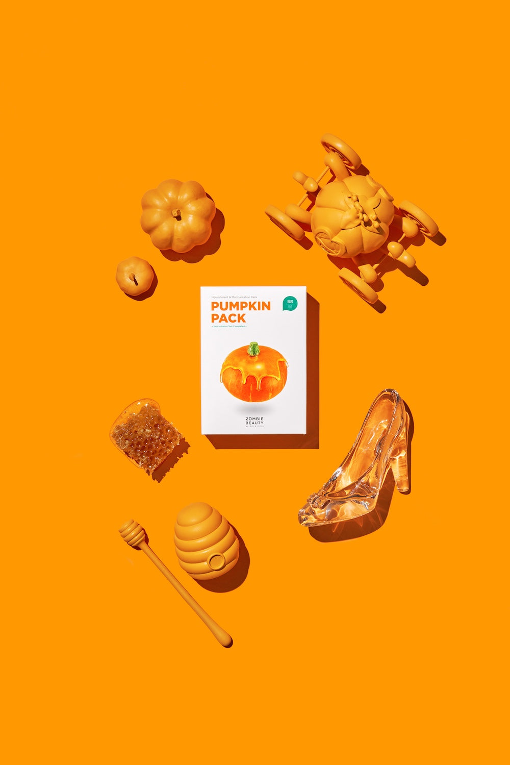 ZOMBIE BEAUTY BY SKIN1004 Pumpkin Pack 4g*16ea | SKIN1004