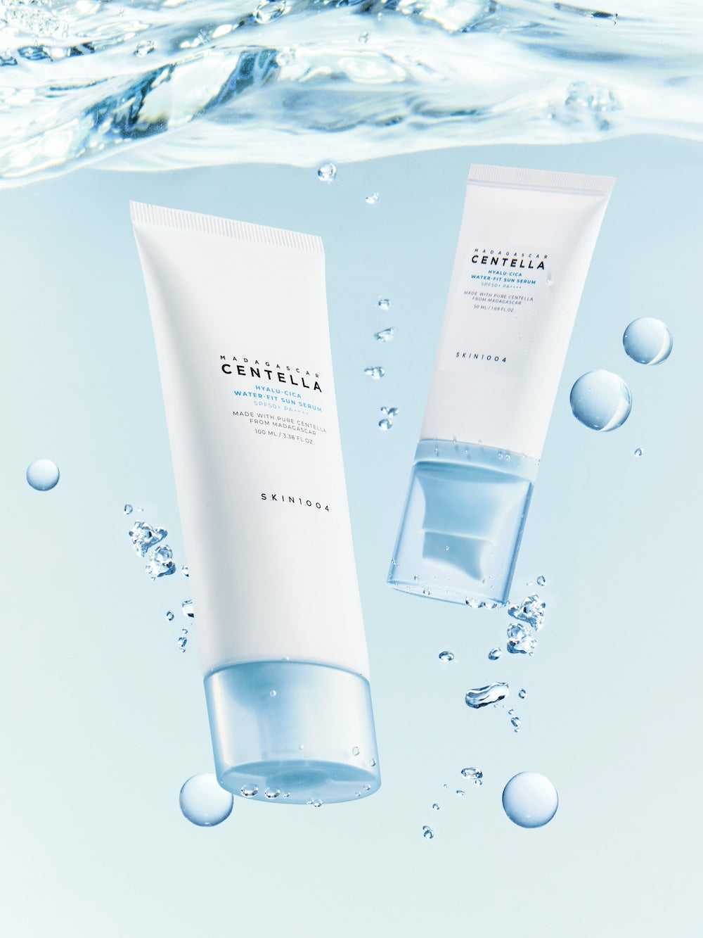 Madagascar Centella Hyalu-Cica Water-Fit Sun Serum - 3 Size | SKIN1004