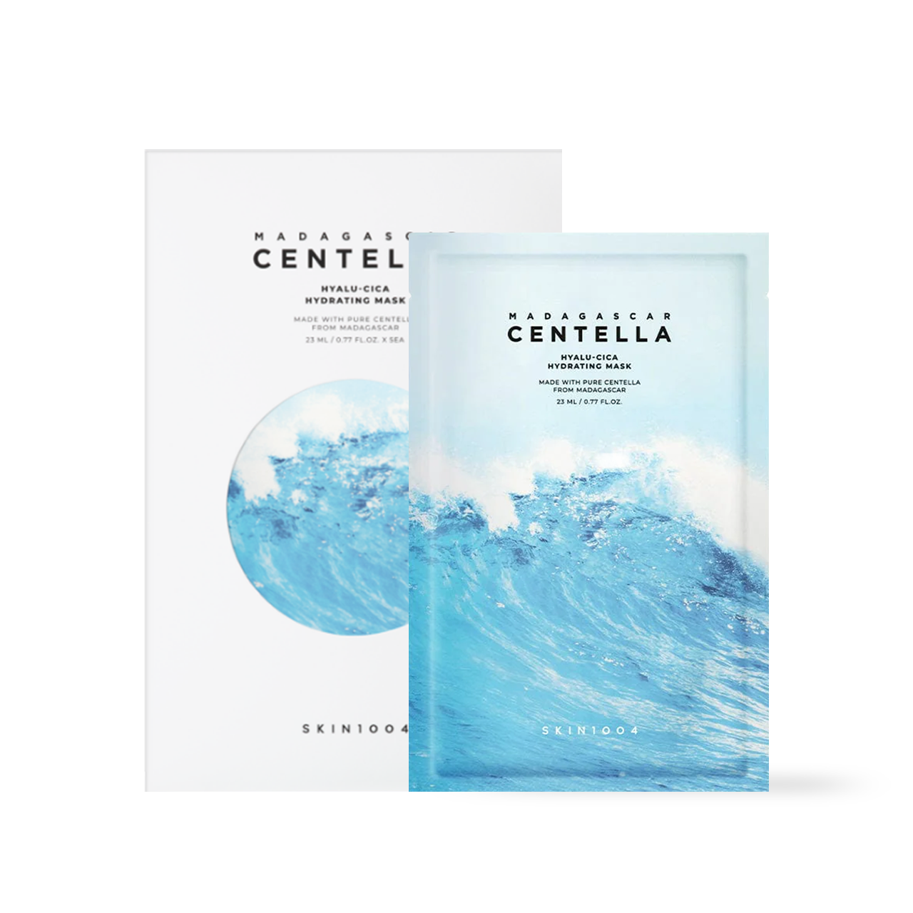 Madagascar Centella Hyalu-Cica Hydrating Mask - 2 Size | SKIN1004