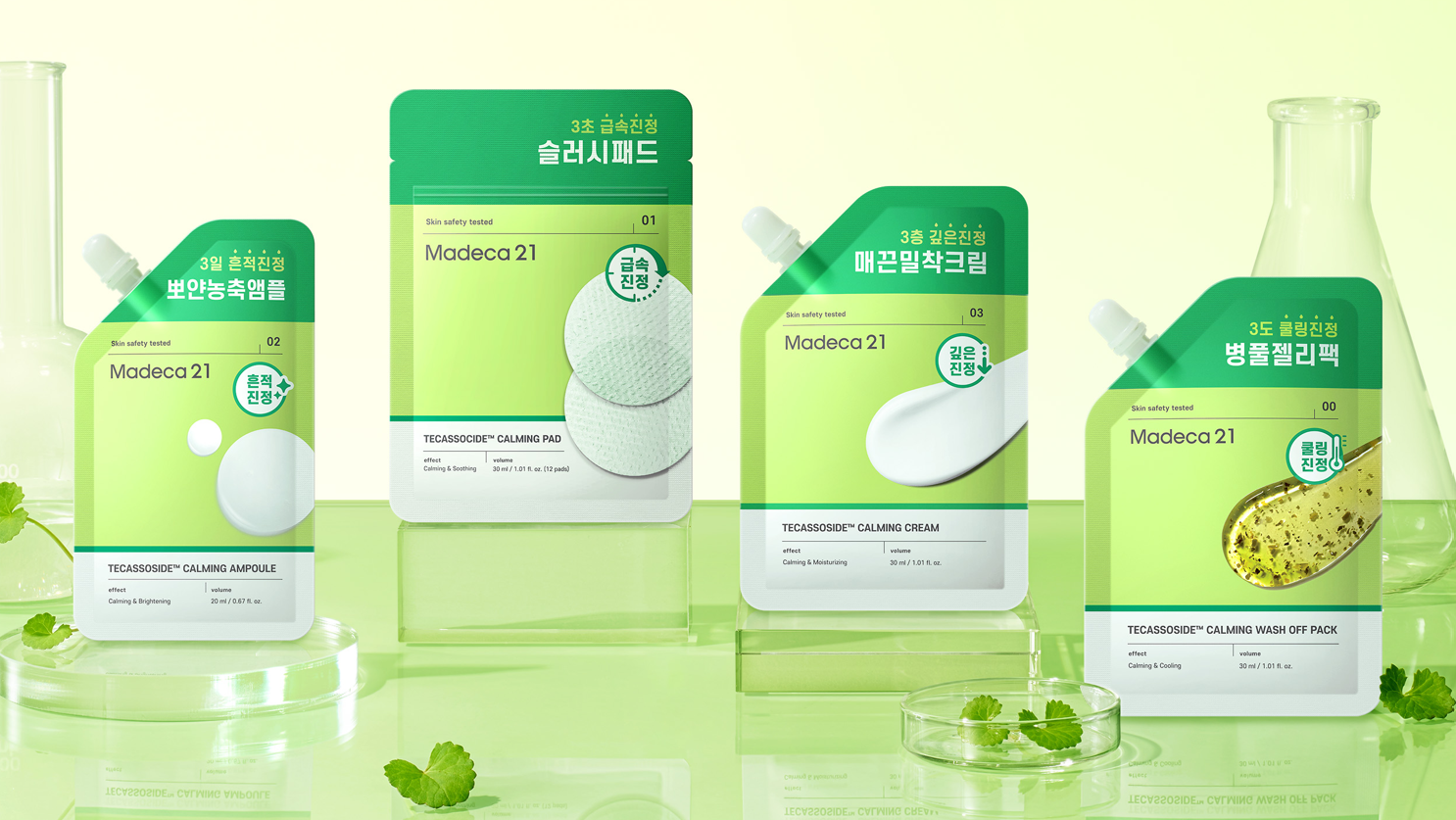 Tecassoside Calming Wash Off Pack 30ml | Madeca21